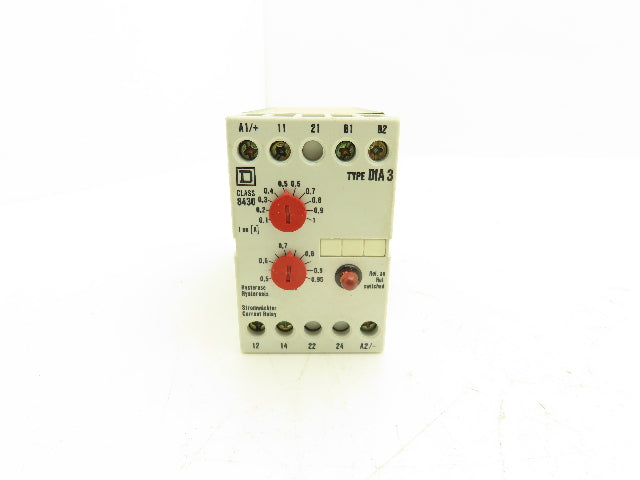 Square D 8430-DIA3 Current Control Relay DIA 3 SER B 50-240V AC Or DC 1A