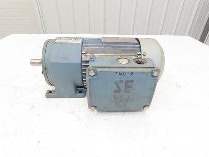 Sew-Eurodrive R32DT80N4 Inline Gearmotor 5.3:1 Reducer 322rpm 1Hp 230/460V 3PH