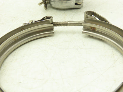 Mass-Vac Products 4" Posi-Trap Inline Vacuum Filter KF25 1"Flange Straight-Thru