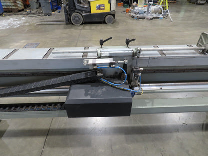 Emmegi SCA550 Single Head Upcut Saw 21.5" Blade 20° Cut Microbo Linear Stop
