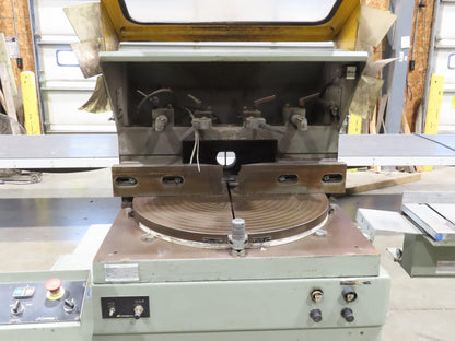 Emmegi SCA550 Single Head Upcut Saw 21.5" Blade 20° Cut Microbo Linear Stop