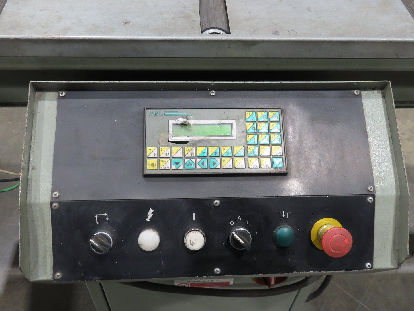 Emmegi SCA550 Single Head Upcut Saw 21.5" Blade 20° Cut Microbo Linear Stop