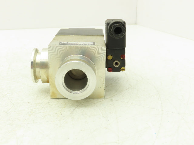 Leybold 297 22 Vacuum Valve 90° Right Angle 0.9" ID