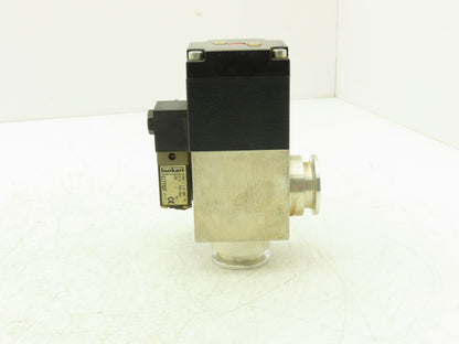 Leybold 297 22 Vacuum Valve 90° Right Angle 0.9" ID
