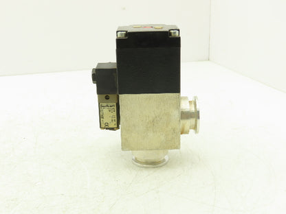 Leybold 297 22 Vacuum Valve 90° Right Angle 0.9" ID