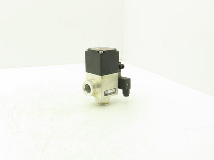 Leybold 297 22 Vacuum Valve 90° Right Angle 0.9" ID
