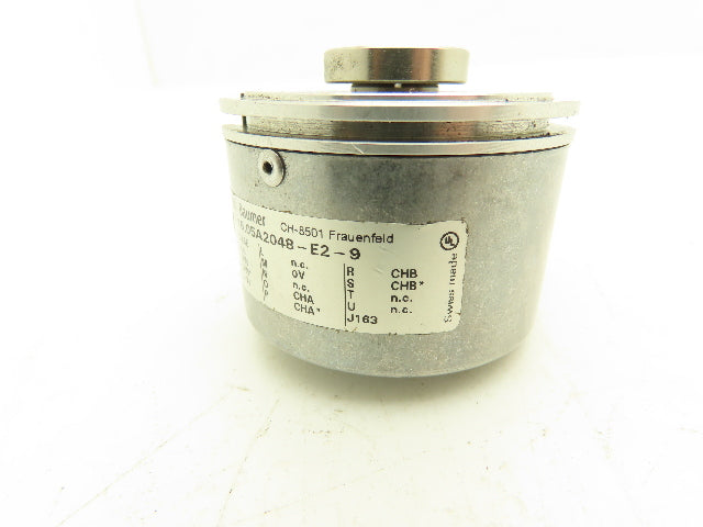 Baumer Electric BHF 16.05A2048-E2-9 Rotary Encoder 12mm Blind Hollow Shaft J163