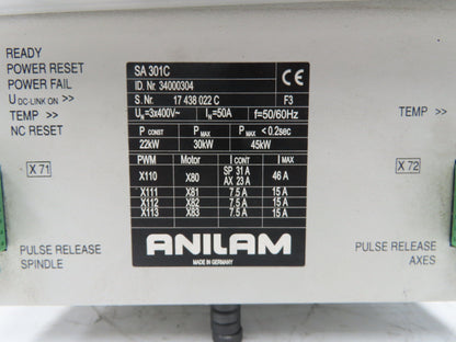 Anilam Heidenhain 337-039-03 CNC Servo Drive Axis Controller Fryer