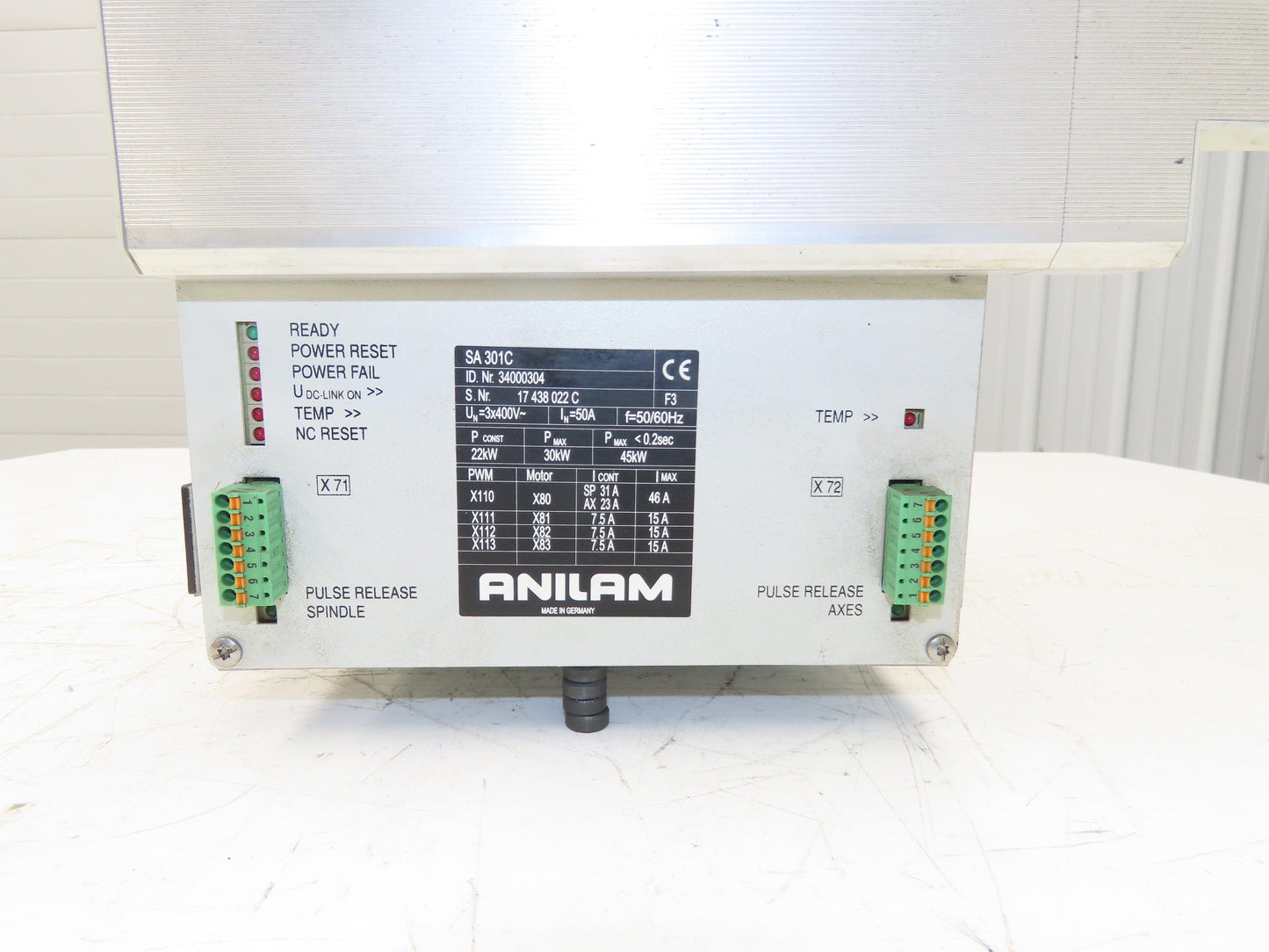 Anilam Heidenhain 337-039-03 CNC Servo Drive Axis Controller Fryer