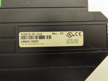 B&R Automation 4C2210.01-510 Panel Controller Unit 4 D-Sub Connectors Rev EO