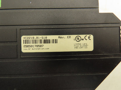 B&R Automation 4C2210.01-510 Panel Controller Unit 4 D-Sub Connectors Rev EO