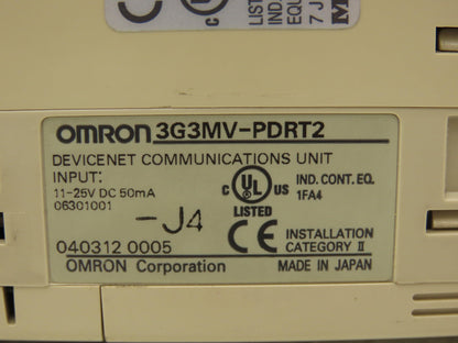 Omron 3G3MV-AB004 Sysdrive VFD Inverter AC Drive .55Kw 240V 1PH In 3PH Out