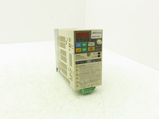 Omron 3G3MV-AB004 Sysdrive VFD Inverter AC Drive .55Kw 240V 1PH In 3PH Out