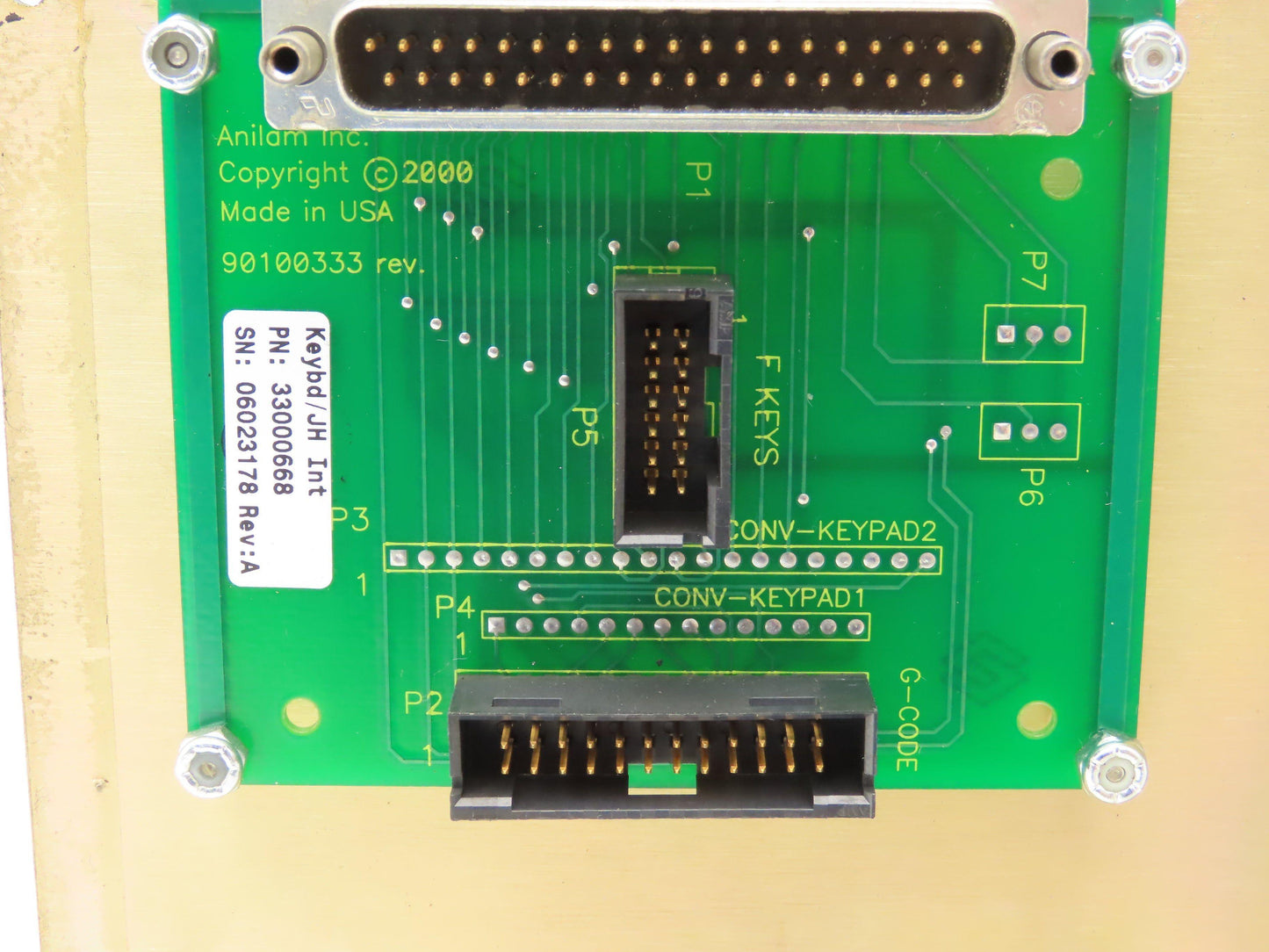 Anilam A8631029 Anilam 6000 Touch Screen Only