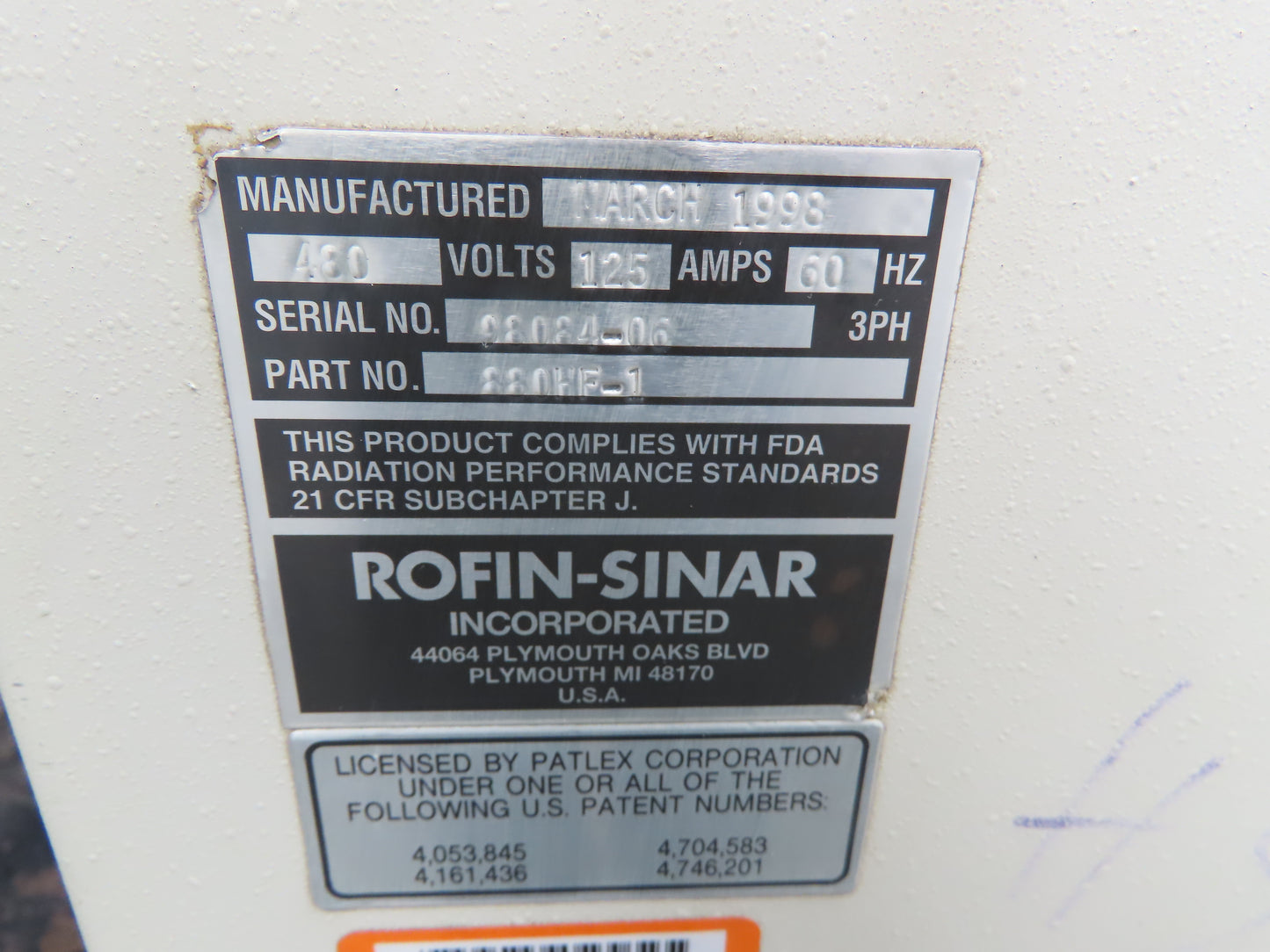 Rofin Sinar 880-0101-7 Rev L Shutter From 880HF-1 Cutting Laser