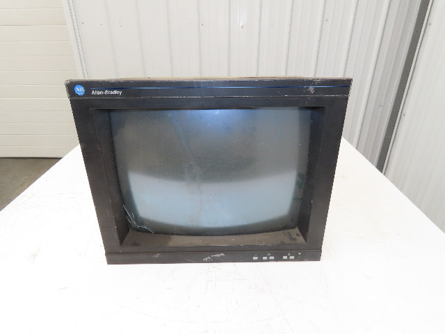 Allen Bradley 6157-BEDAAZZAZZZ Monitor Screen CRT Interface CRACKED GLASS