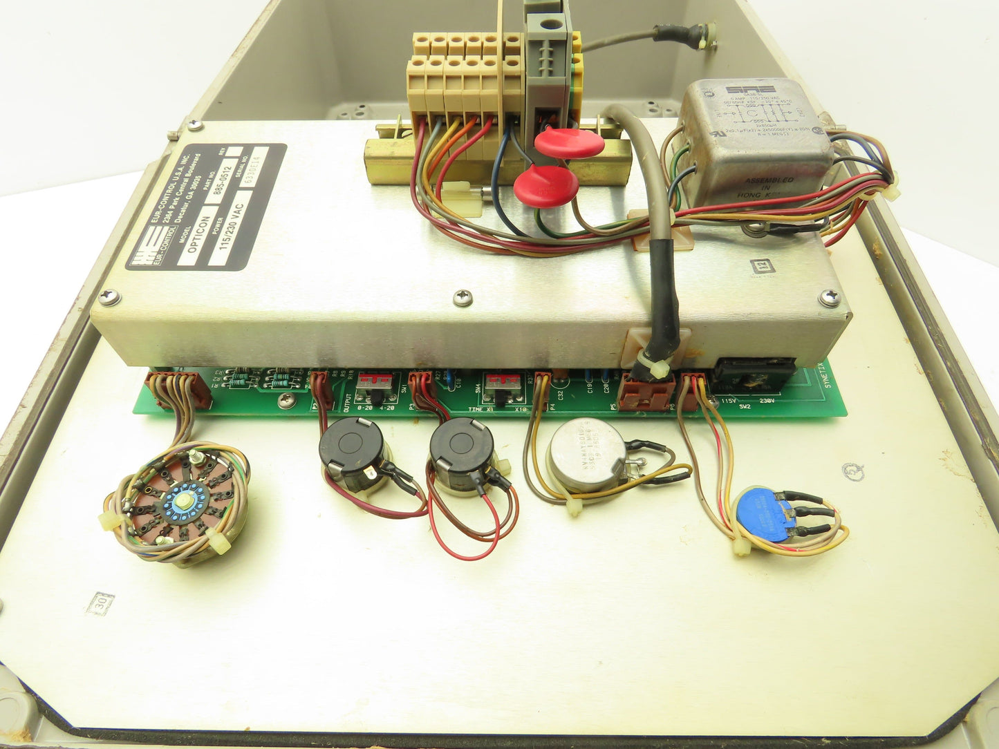 Eur-Control 885-0512 Opticon Consistency Transmitter 115/230VAC