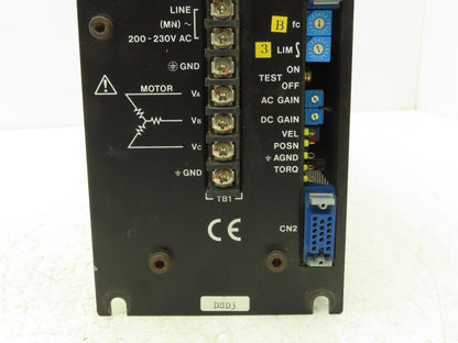 Yokogawa SD1015B02-2SN*1C/97S0107 Dynaserv DD Servo Actuator Drive 1Ph 230V In
