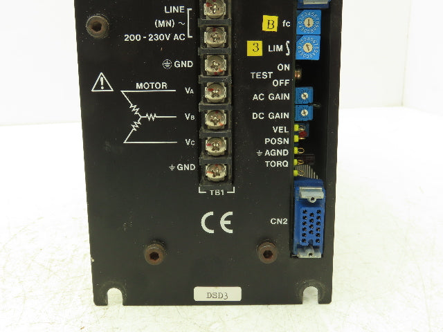 Yokogawa SD1015B02-2SN*1C/97S0107 Dynaserv DD Servo Actuator Drive 1Ph 230V In