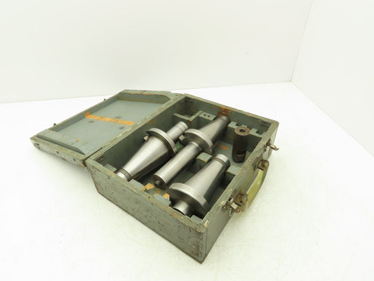 Kearney Milling Tool Holder Cat 50 Taper 5/8"-11 Extended Reach Lot of 3
