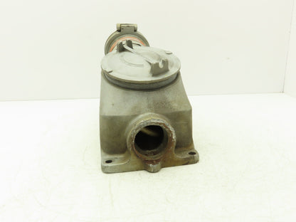 Crouse-Hinds HR3483D Female Receptacle 30A 3W 4P 480VAC Explosion Proof *READ*