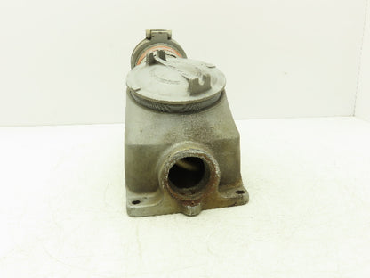 Crouse-Hinds HR3483D Female Receptacle 30A 3W 4P 480VAC Explosion Proof *READ*