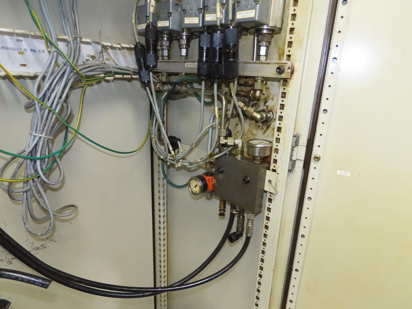 Bielomatik RAASM Pneumatic 16Gal Drum Grease Pump 6 Port EPIS Controls