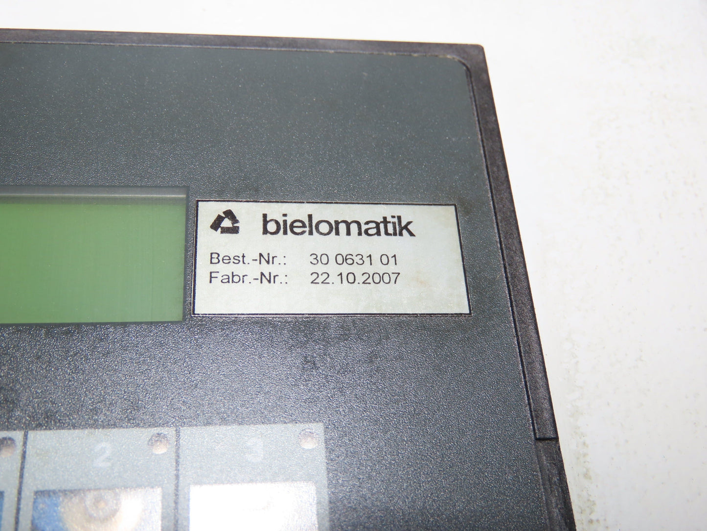 Bielomatik RAASM Pneumatic 16Gal Drum Grease Pump 6 Port EPIS Controls