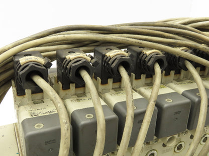 SMC VQ7-6-FG-D-3Z Double Solenoid Valve 7-Station Manifold Assy 5/2-way 24VDC