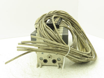 SMC VQ7-6-FG-D-3Z Double Solenoid Valve 7-Station Manifold Assy 5/2-way 24VDC