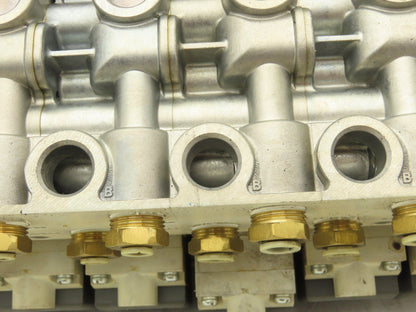 SMC VQ7-6-FG-D-3Z Double Solenoid Valve 7-Station Manifold Assy 5/2-way 24VDC