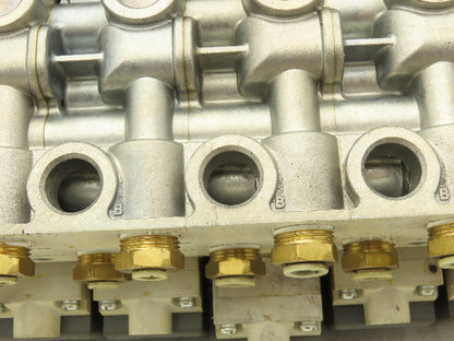 SMC VQ7-6-FG-D-3Z Double Solenoid Valve 7-Station Manifold Assy 5/2-way 24VDC