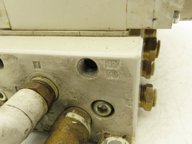 SMC VQ7-6-FG-D-3Z Double Solenoid Valve 7-Station Manifold Assy 5/2-way 24VDC