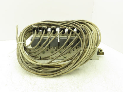 SMC VQ7-6-FG-D-3Z Double Solenoid Valve 7-Station Manifold Assy 5/2-way 24VDC