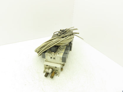 SMC VQ7-6-FG-D-3Z Double Solenoid Valve 7-Station Manifold Assy 5/2-way 24VDC