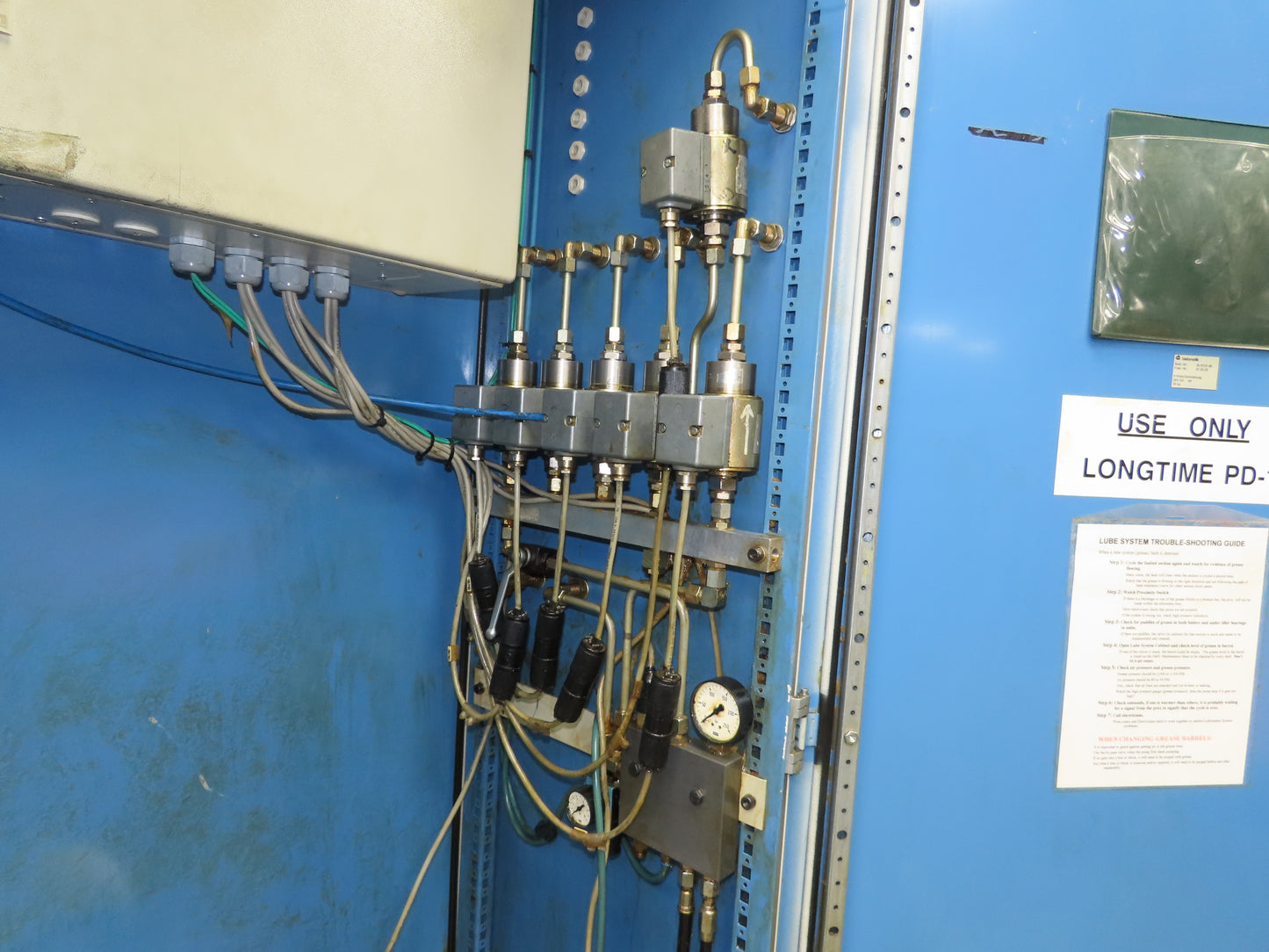 Bielomatik RAASM Pneumatic 16 Gal Drum Grease Pump 6 Port EPIS Controls