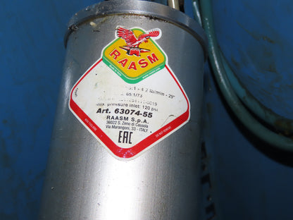 Bielomatik RAASM Pneumatic 16 Gal Drum Grease Pump 6 Port EPIS Controls