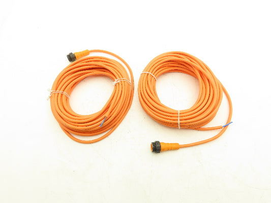 Belden RS 20-03 Cordset Single Male Straight 2 Pin Connector 230V AC/DC 49'