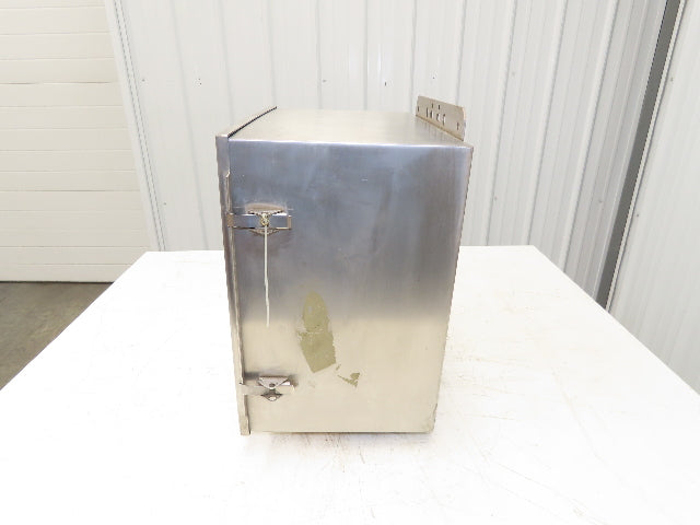 Marsh 17x16x10" Stainless Steel Industrial Computer Monitor Enclosure