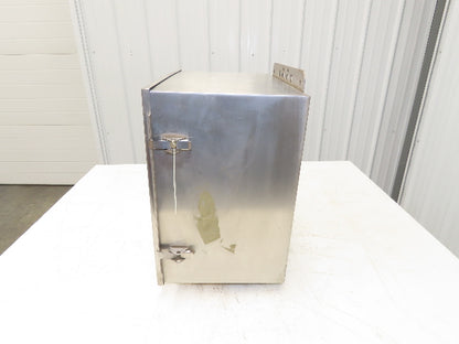 Marsh 17x16x10" Stainless Steel Industrial Computer Monitor Enclosure