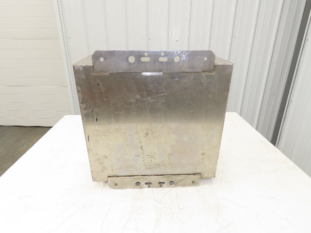 Marsh 17x16x10" Stainless Steel Industrial Computer Monitor Enclosure