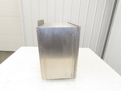 Marsh 17x16x10" Stainless Steel Industrial Computer Monitor Enclosure