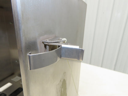 Marsh 17x16x10" Stainless Steel Industrial Computer Monitor Enclosure