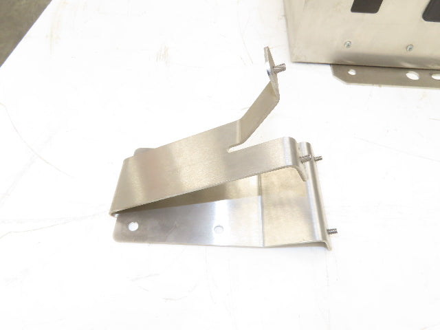 Marsh 17x16x10" Stainless Steel Industrial Computer Monitor Enclosure