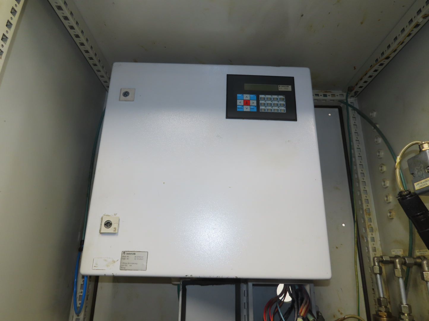 Bielomatik IR Aro Pneumatic 16 Gal Drum Grease Pump 6 Port EPIS Controls