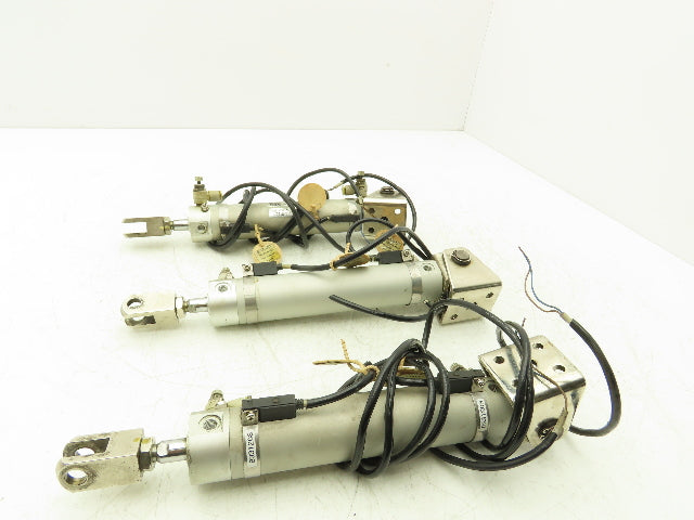 SMC CDG1BA32-125 Pneumatic Round Air Cylinder 125mm Stroke 32mm Bore -Lot of 3