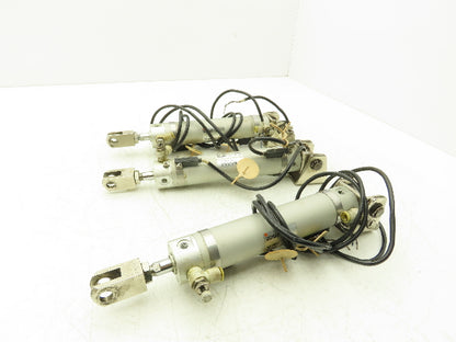 SMC CDG1BA32-125 Pneumatic Round Air Cylinder 125mm Stroke 32mm Bore -Lot of 3