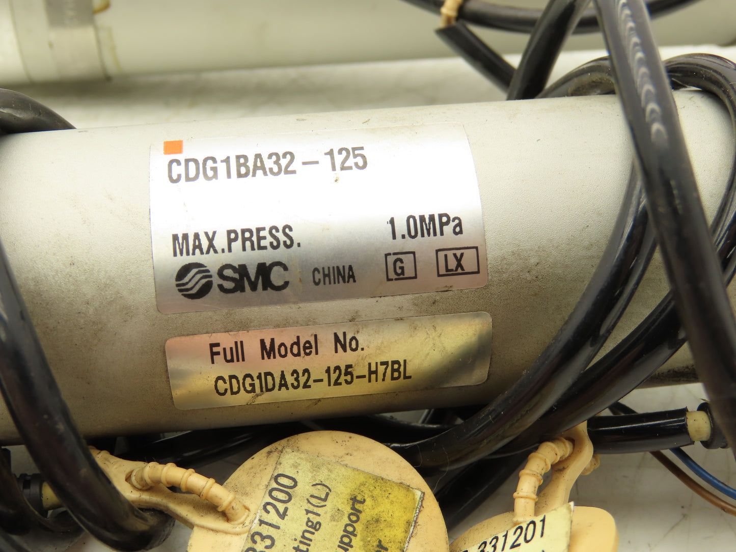 SMC CDG1BA32-125 Pneumatic Round Air Cylinder 125mm Stroke 32mm Bore -Lot of 3