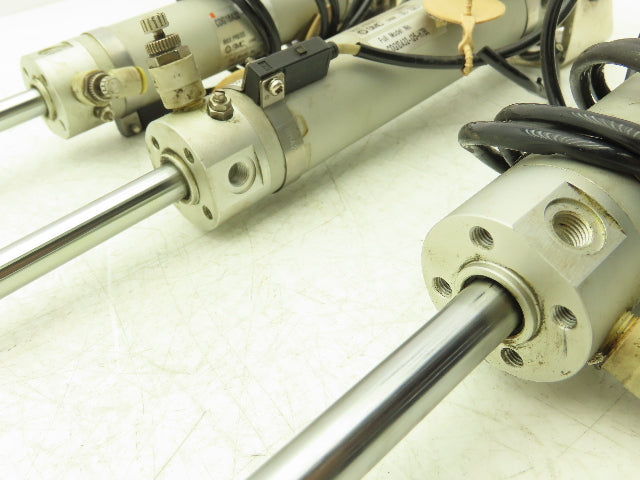 SMC CDG1BA32-125 Pneumatic Round Air Cylinder 125mm Stroke 32mm Bore -Lot of 3