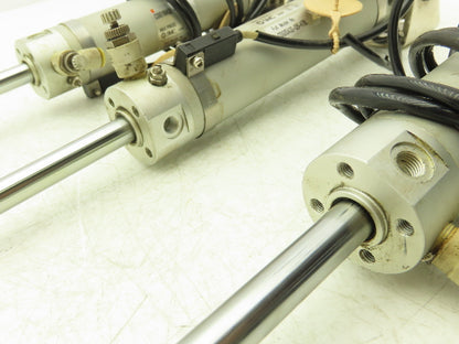 SMC CDG1BA32-125 Pneumatic Round Air Cylinder 125mm Stroke 32mm Bore -Lot of 3